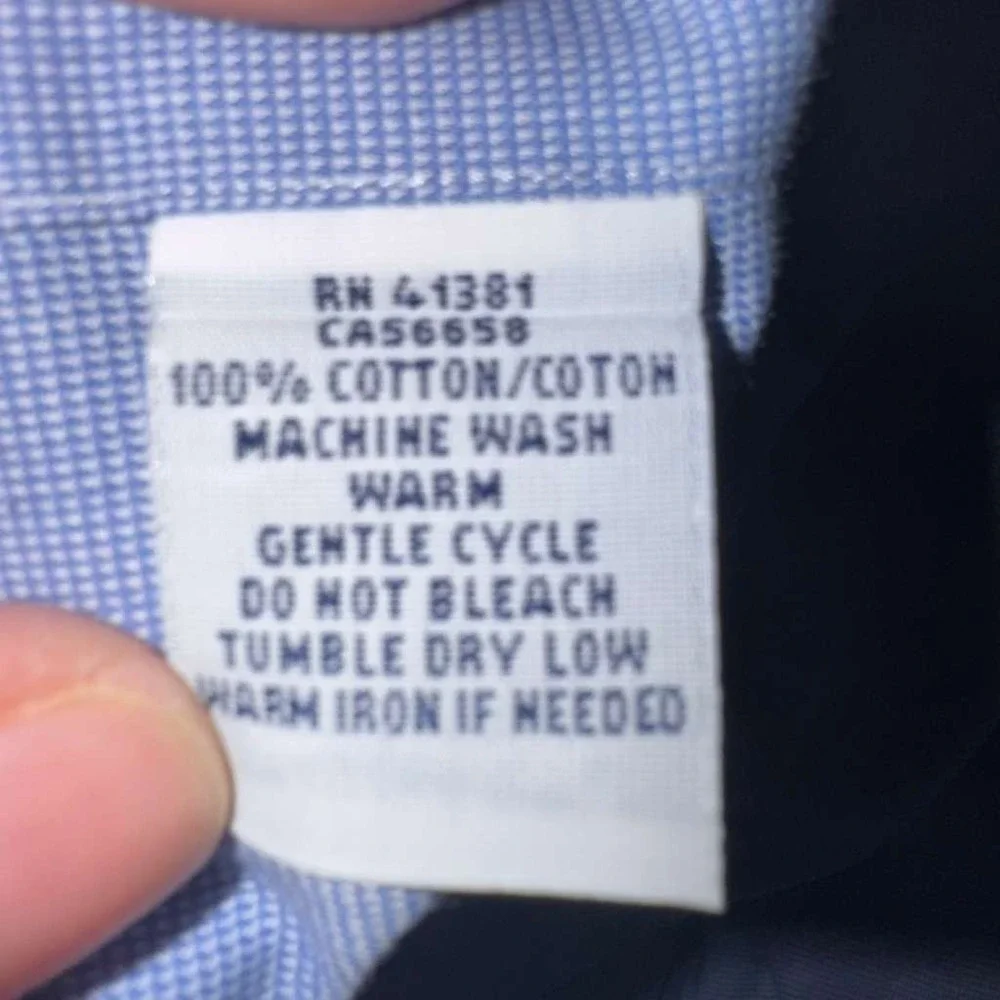 Ralph Lauren Men's Size 17.5/44 Polo Dress Shirt Button Up Blue Pony Work Office - Picture 6 of 13